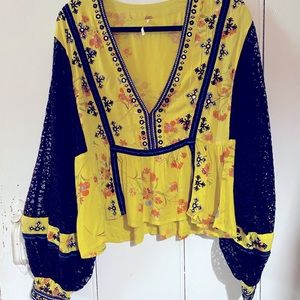 Free people peasant blouse